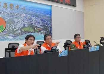 凱米來襲-楊文科要求各局處嚴陣以待