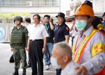 竹縣萬安演習登場　楊文科視察肯定防災演練