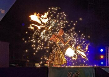 國際火舞竹縣登場 5千親子盛夏同歡