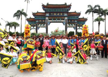 2024全國義民祭在新竹縣-楊文科率信眾挑擔祈福