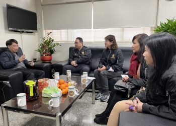 新竹榮服處拜會新竹市調查站