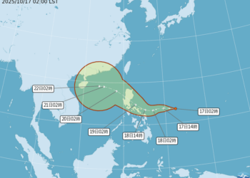 影音/20251017準風神路徑曝 外圍環流逐漸接近