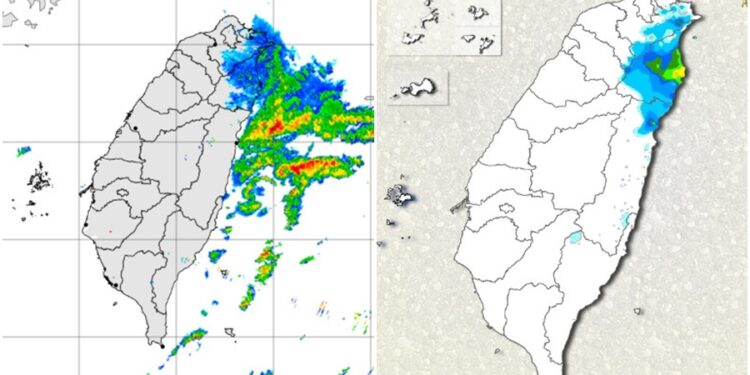 影音/1218桃園以北及宜花東轉為陰雨 1219-1220各地降雨機率提高
