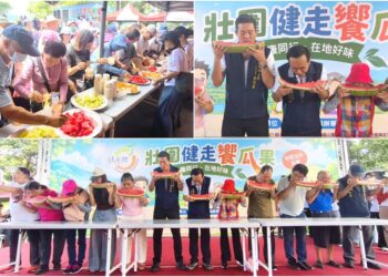 感受大地芬芳與豐收喜悅　兩千民眾到壯圍健走饗瓜果