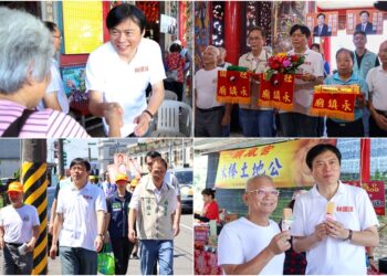 237蓋漳行腳到壯圍　林國漳勤訪基層 提醒鄉親嚴防強颱來襲