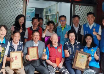 歡慶九九重陽 新竹榮服處祝賀百歲榮民人瑞生日快樂