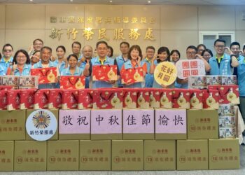 新竹榮民服務處辦理「花好月圓慶中秋 攜手關懷榮民眷」慰問活動