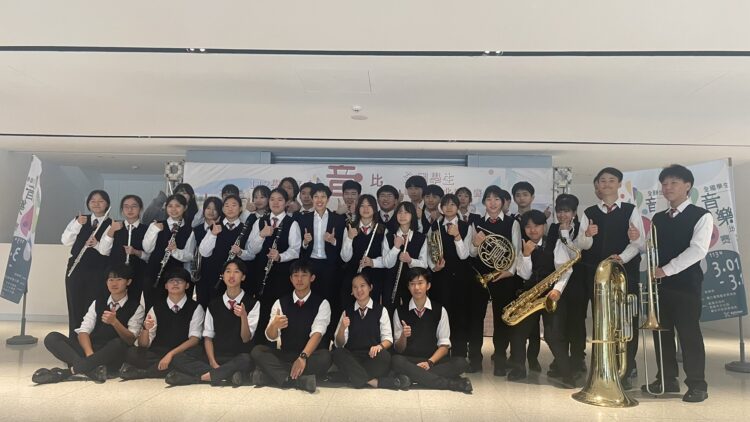 國立竹北高中的管樂團在今年全國學生音樂比賽北區決賽，再度拿下特優佳績。（圖/樂團提供）