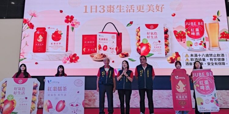 翻轉傳統農產品刻板印象　結合在地水圳文化打造全國唯一紅棗專區「盛夏棗市集」
